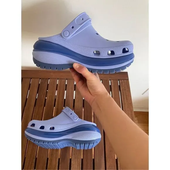 Crocs Mega Crush Clog Sandals Moon Jelly Purple Platform Mens 11 Crocs Purple Mega Crush Clogs In Moon Jelly - 41% Off  main image 2